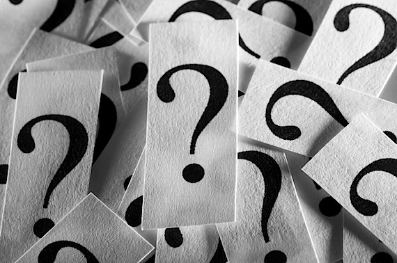 An image of question marks
